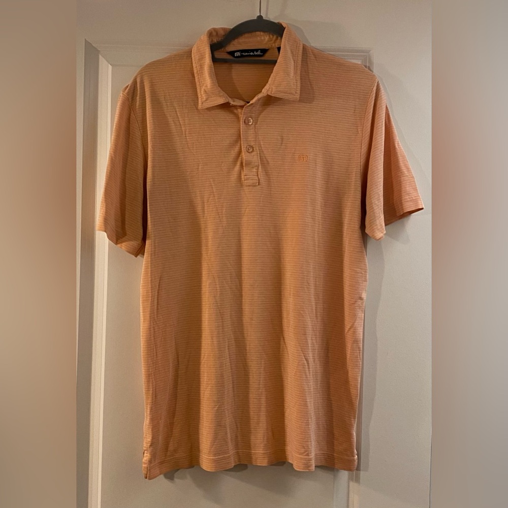 Travis Mathew Polo Shirt - Orange - Gently Used